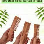 hold wooden neem comb