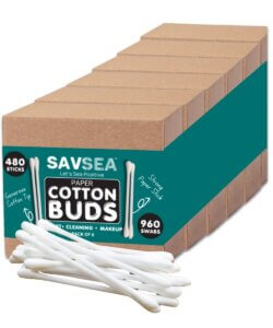 Paper Cotton Earbuds / Swabs (Pack of 6)